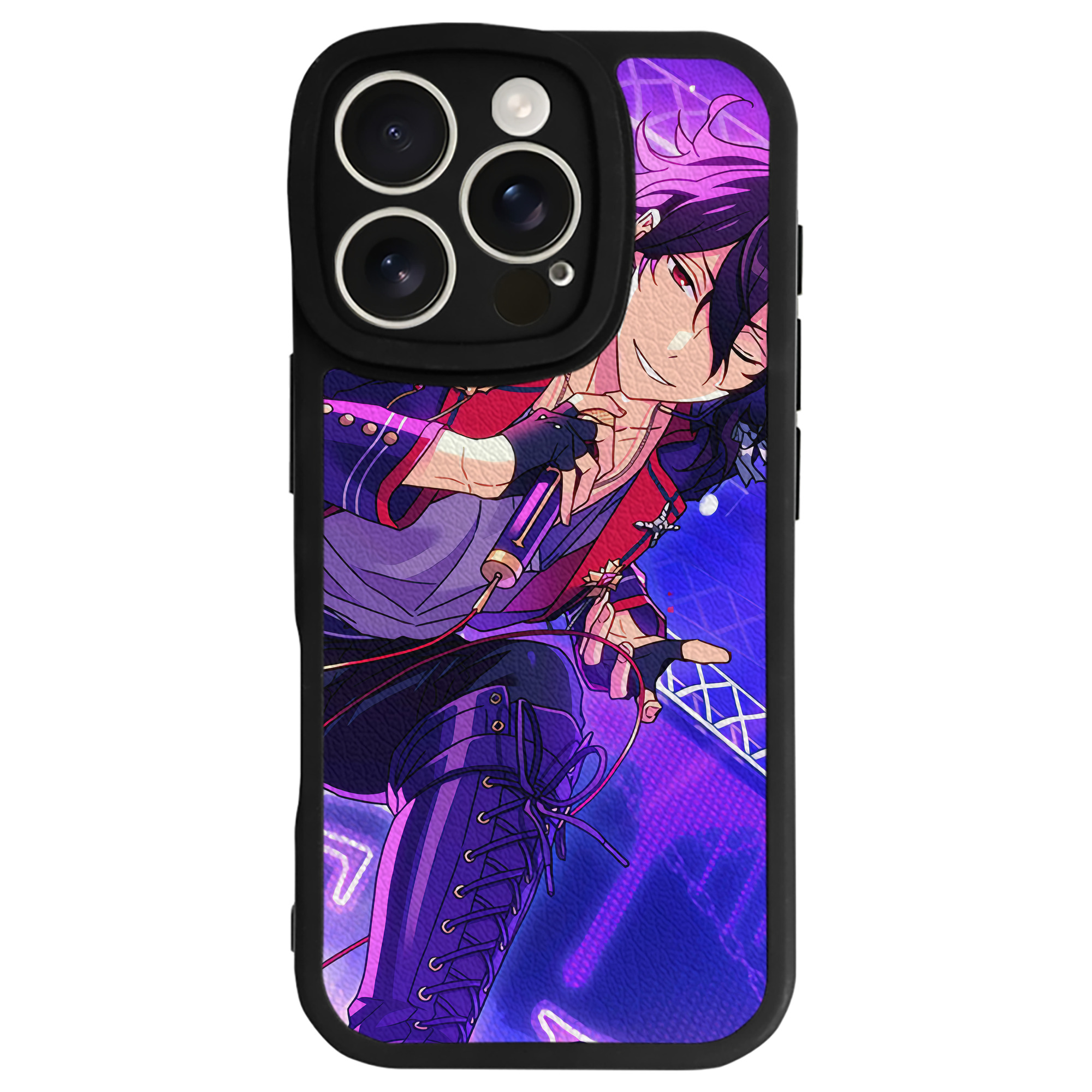 （画像用） あんさんぶるスターズ! Ensemble Stars 【iPhone 16シリーズ対応】シリコンスマホケース（レザー調） 材質：シリコン
